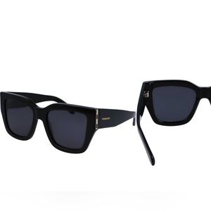 🕶️ 💕 FERRAGAMO Gancini 55mm Modified Rectangular M Sunglasses $345 Box & case